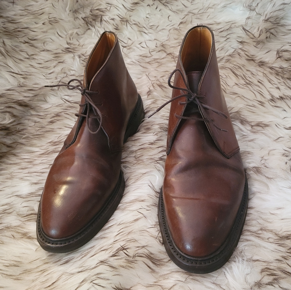 Pollo Ralph Lauren Benchmade in England  Leather Boots